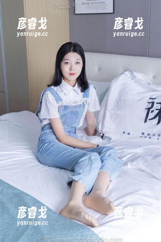 BoBoSocks袜啵啵 - 不知如何评价：稚予的黑丝原图，明明是优雅却又忍不住调皮，脚尖的透明更是别致。
