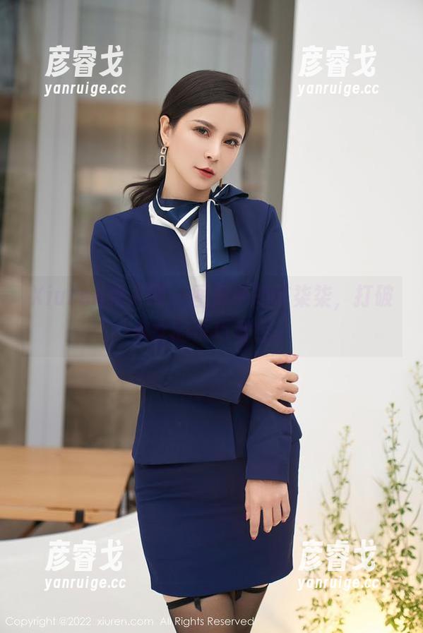 Xiuren秀人网 - 图库中的陈柒柒，打破少女的乖巧窠径。